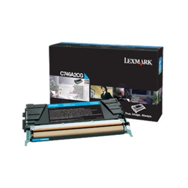 LEXMARK - TONER LASER CIAN 7.000 PAGINAS CORPORATIVO C/746DN/746DTN/746N/748DE/748DTE/748E (Ref.C746A3CG)