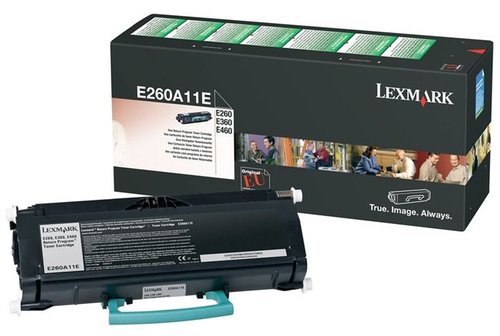 LEXMARK - TONER NEGRO E260/360/460 (3.500 PÁG) (E260A11E-E260A31E) (Ref.0E260A31E)