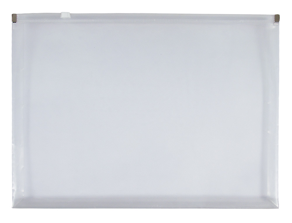 LIDERPAPEL - CARPETA DOSSIER A4 CIERRE DE CREMALLERA TRANSPARENTE (Ref.CH78)