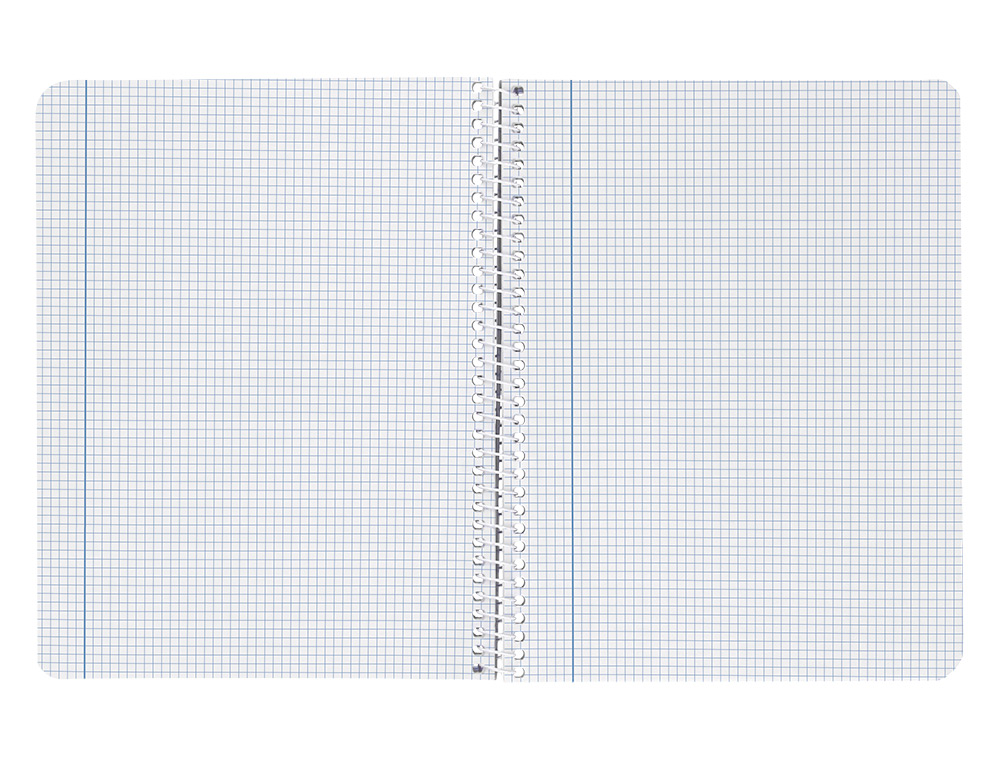 LIDERPAPEL - CUADERNO ESPIRAL CUARTO SMART TAPA BLANDA 80H 60GR 3MM CON MARGEN COLORES SURTIDOS (Ref.BC08)