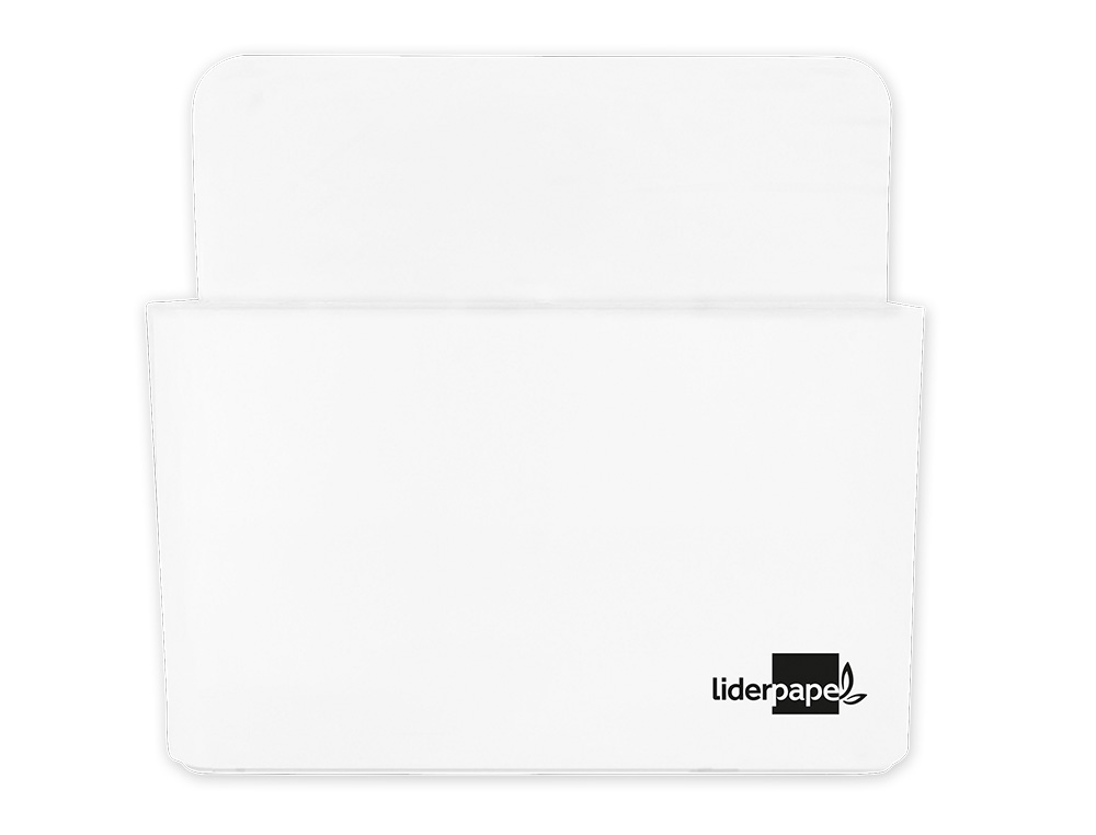 LIDERPAPEL - CUBILETE PORTALAPICES PLASTICO MAGNETICO COLOR BLANCO 125X75X40 MM (Ref.CB02)