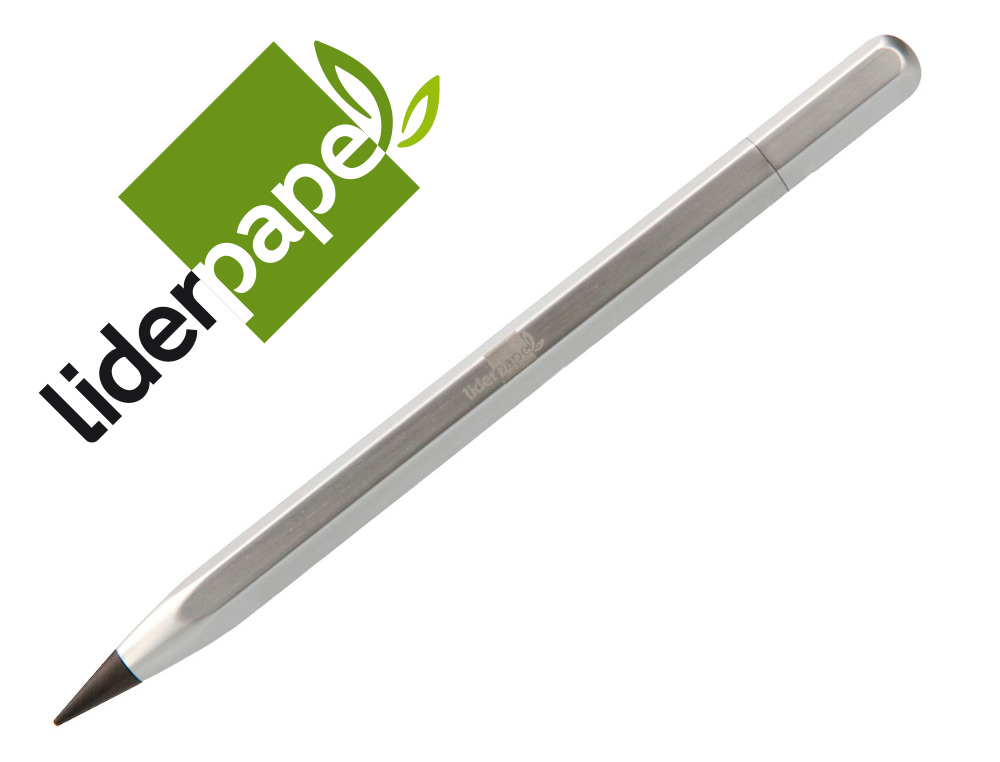 LIDERPAPEL - LAPICES DE GRAFITO CON GOMA EVERLASTING HEXAGONAL PUNTA METAL GRAN DURABILIDAD NO NECESITA SACAR (Ref.LL05)