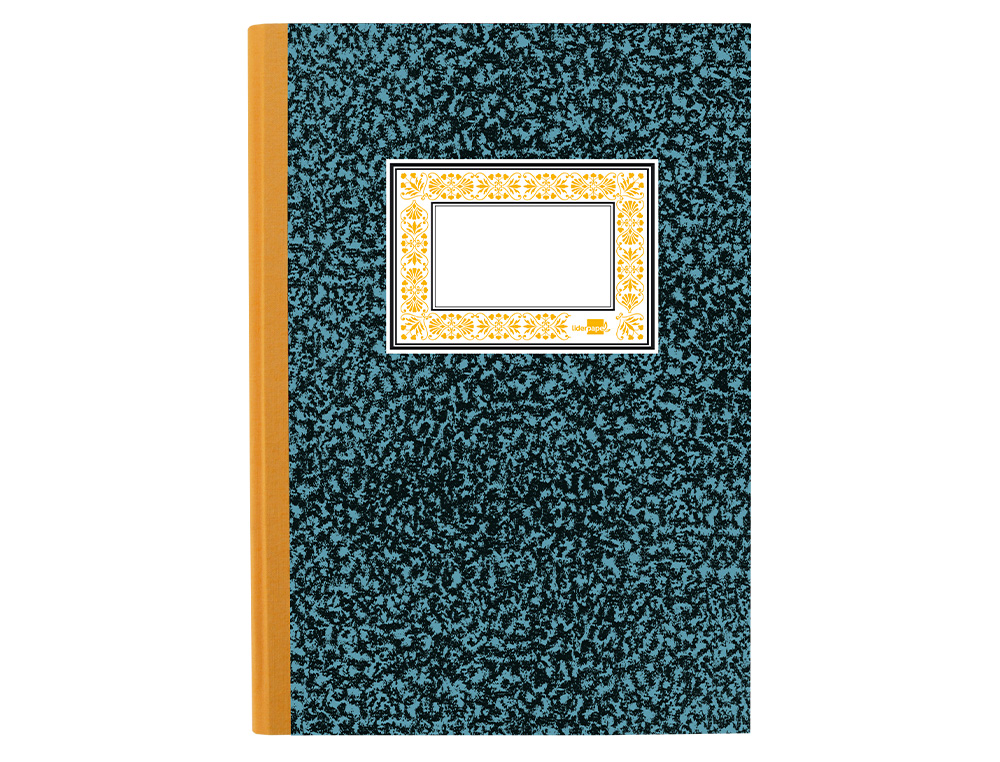 LIDERPAPEL - LIBRO FOLIO CARTONE 100 HOJAS CUENTAS CORRIENTES DEBE HABER Y SALDO (Ref.LH01)