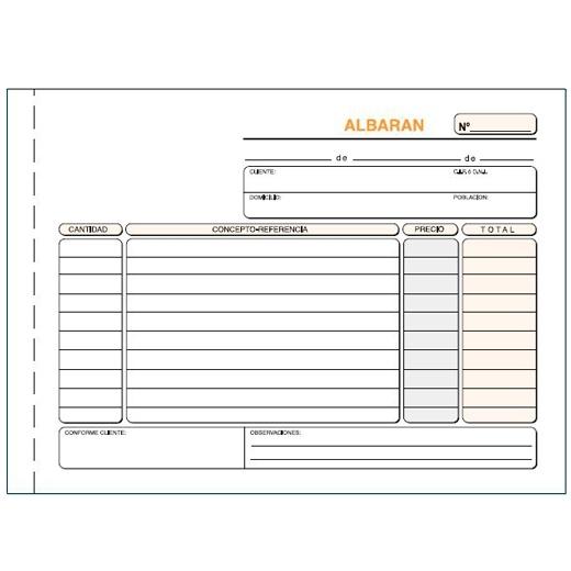 LOAN - TALONARIO ALBARANES 4º APDO DUPLICADO (Ref.T-119)