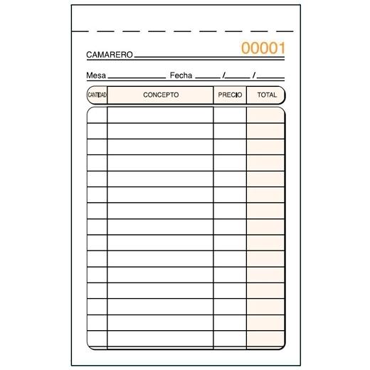 LOAN - TALONARIO CAMAREROS BOLSILLO TRIPL. (94T) (Ref.T-141)