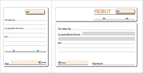 LOAN - TALONARIO CATALAN RECIBOS (Ref.T-16/C)