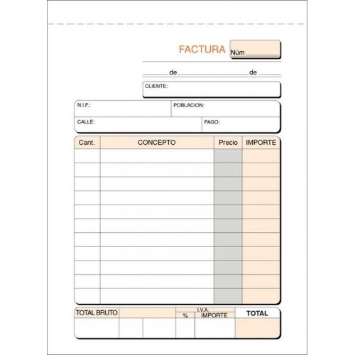 LOAN - TALONARIO FACTURAS 8º NATURAL (59) (Ref.T-46)