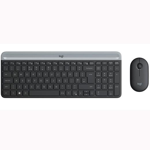 LOGITECH - COMBO TECLADO + RATÓN MK470 INALÁMBRICO C/RECEPTOR USB GRAFITO (Ref.920-009198)