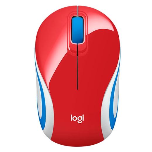 LOGITECH - Ratón Mini M187 Inalámbrico Rojo (Ref.910-002732)