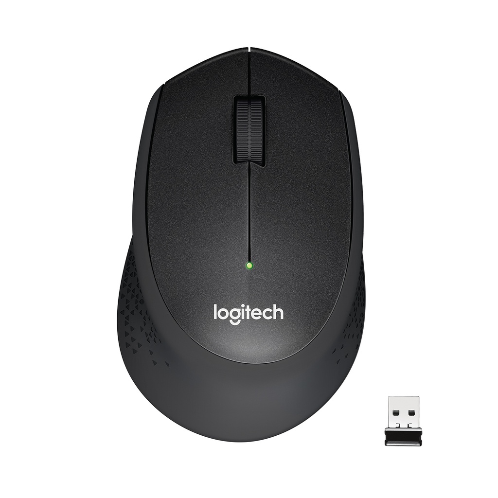 LOGITECH - RATÓN M330 INALÁMBRICO 1000PPP COMPACTO 3 BOTONES RECEPTOR USB NEGRO (Ref.910-004909)