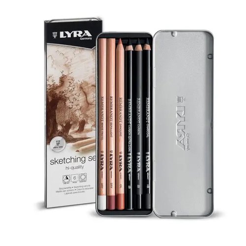 LYRA - LAPICES REMBRANDT SET ESBOZO C/6 (Ref.L2051060)