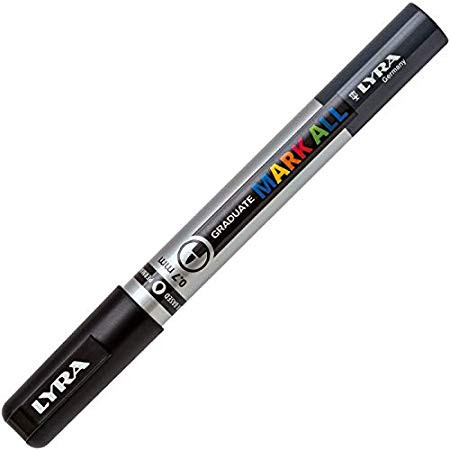 LYRA - MARCADOR PERMANENTE MARK ALL NEGRO 0,7 MM GROOVE (Ref.L6800099)