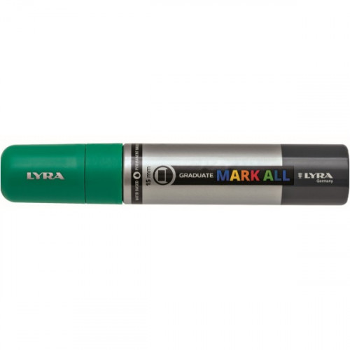 LYRA - MARCADOR PERMANENTE MARK ALL VERDE ESMERALDA 15 MM GROOVE (Ref.L6840063)