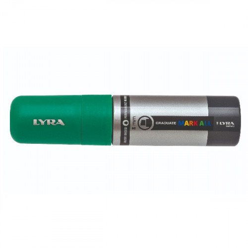 LYRA - MARCADOR PERMANENTE MARK ALL VERDE ESMERALDA 8 MM GROOVE (Ref.L6830063)