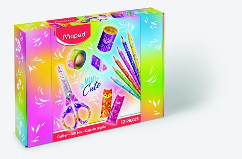 MAPED - ESTUCHE REGALO MINI CUTE 12 PIEZAS (Ref.899789)