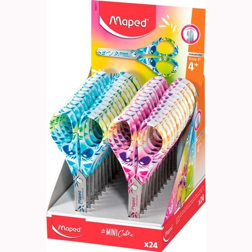 MAPED - TIJERAS MINI CUTE 13CM SURTIDO MULTICOLOR -EXPOSITOR- (Ref.464217)
