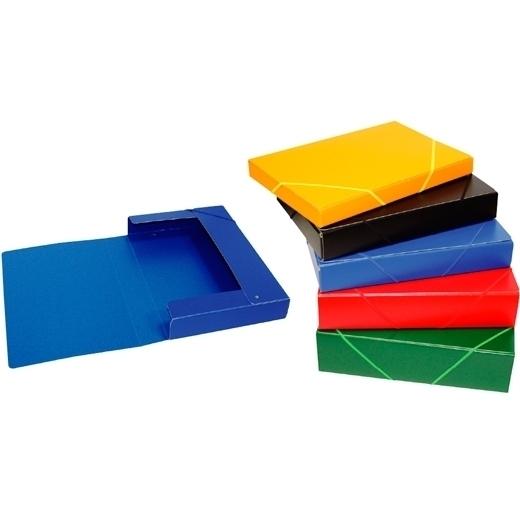 MARIOLA - CAJA PROYECTO ARMADA CIERRE C/GOMA LOMO FIJO 5CM CARTÓN GOFRADO S/MALLORCA AZUL (Ref.2205AZ)