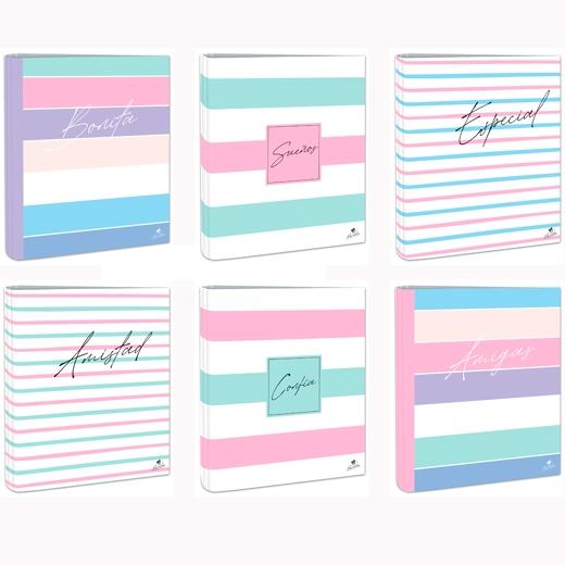 MARIOLA - CARPETA 4 ANILLAS MIXTAS 40MM CARTÓN FORRADO PLASTIFICADO DISEÑOS SURTIDOS (Ref.592RF-EX)