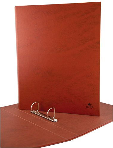 MARIOLA - CARPETA de ANILLAS CARTON FORRADO SC Fº 4 an.MIXTAS 25mm CUERO (Ref.584NF6)