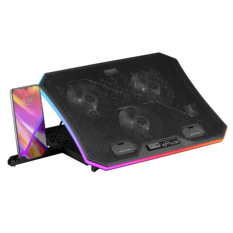 MARS GAMING - Base Refrig. portatil 19" +sopor movil (Ref.MNBC6)