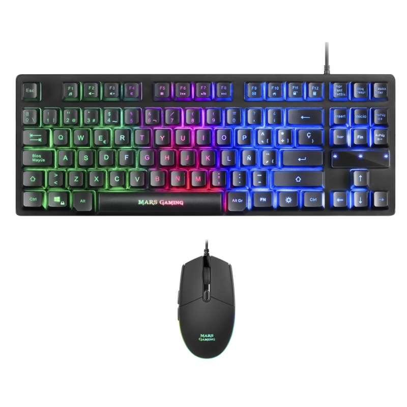 MARS GAMING - teclado USB Español Negro (Ref.MCPTKLES)