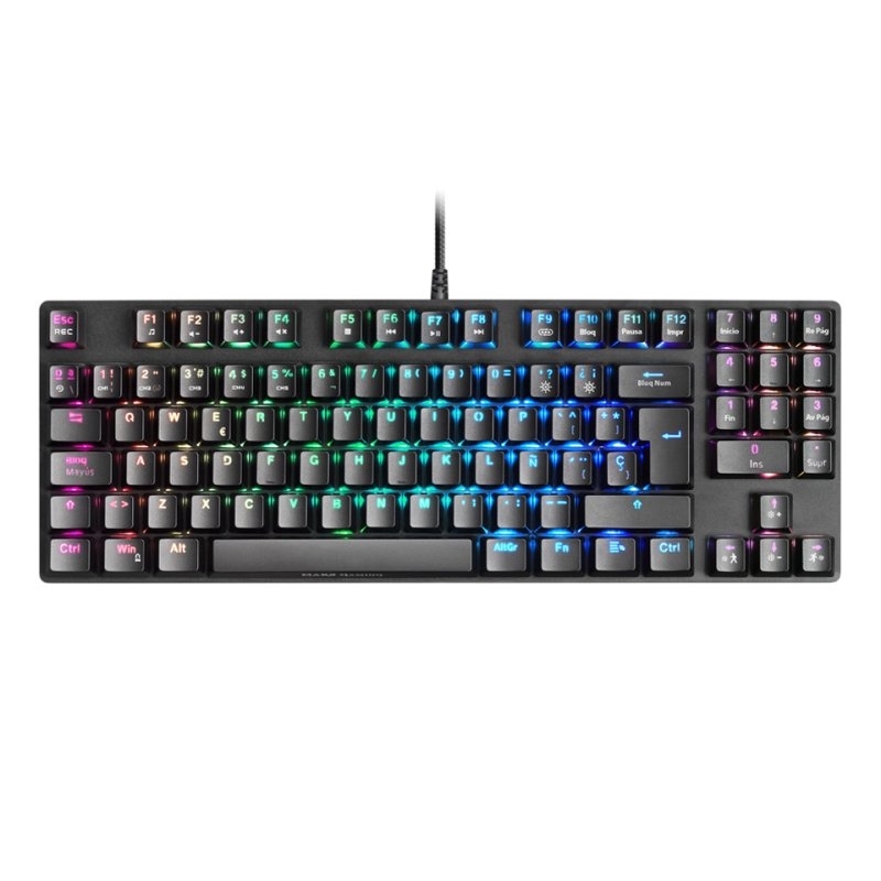 MARS GAMING - MKREVO PRO teclado USB Español Negro (Ref.MKREVOPROBES)