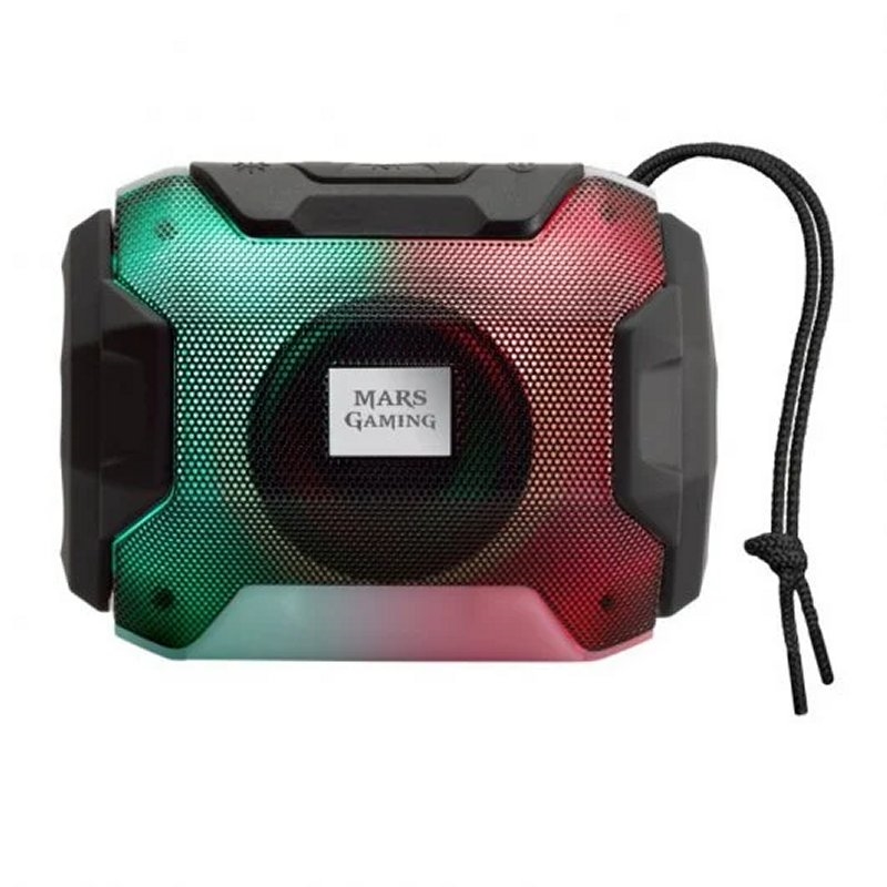 MARS GAMING - , Altavoz Bluetooth 5.0 Compacto Negro (Ref.MSBAX)