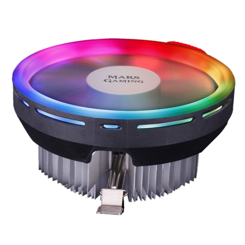 MARS GAMING - CPU COOLER, RGB CHROMA, 12CM PWM FAN, LOW PROFILE, 120W (Ref.MCPU120)