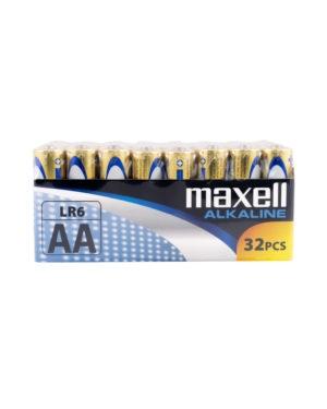 MAXELL - Pila Alcalina AA LR06 Pack*32 PilaS (Ref.MXBLR06P32)