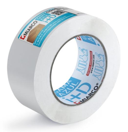MIARCO - CINTA DE EMBALAJE GAMA AZUL ROLLO 48X132 BLANCO (Ref.22709)