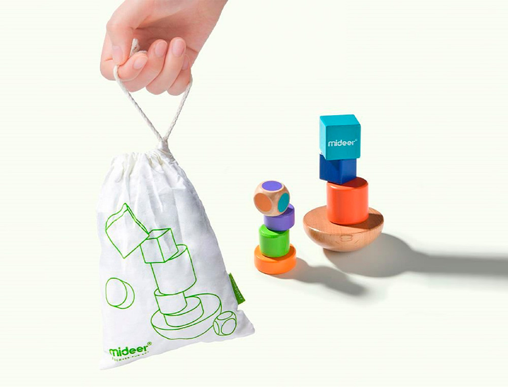 MIDEER - JUEGO BALANCEO EQUILIBRA LAS FIGURAS MADERA (Ref.MD1120)