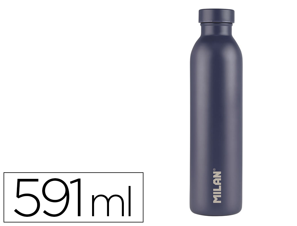 MILAN - BOTELLA ISOTÉRMICA 591 ML EDICIÓN 1918 AZUL MARINO (Ref.643020B)