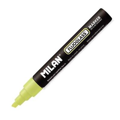 MILAN - FLUOGLASS ROTULADOR BORRABLE AMARILLO CAJA EXPOSITORA -12U- (Ref.591292012)