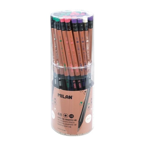 MILAN - LAPIZ GRAFITO C/GOMA HB COPPE C/24 (Ref.71421724)