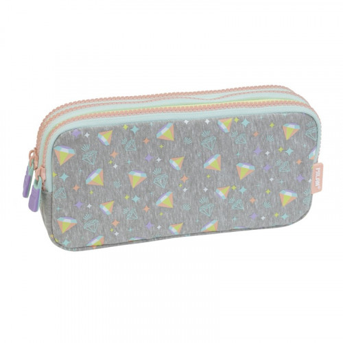 MILAN - PORTATODO 3 CREMALLERAS SUGAR DIAMOND (Ref.081135SD)
