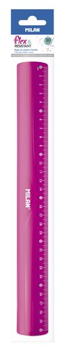 MILAN - REGLA FLEX RESINSTANT 30 CMS ROSA (Ref.353801P)