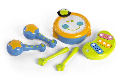 MINILAND - JUEGO BABY ORCHESTRA (12-36 MESES) (1 Tambor con palillo+ 2 Baquetas + 1 Xilofono + 2 Maracas) (Ref.97284)
