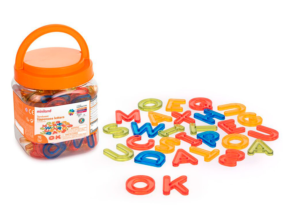 MINILAND - JUEGO ED. TRANS.LETRAS MAYUSCULA (Ref.32169)