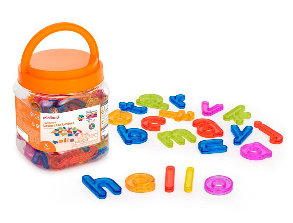 MINILAND - JUEGO ED. TRANS.LETRAS MINUSCULA (Ref.32170)
