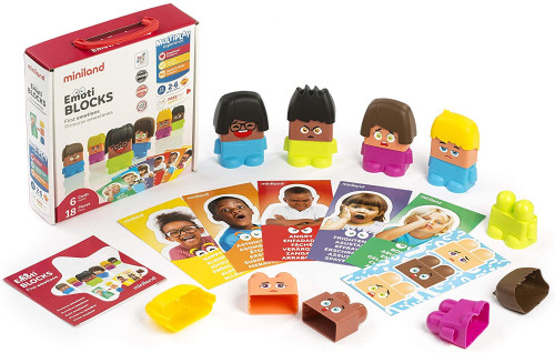 MINILAND - JUEGO EMOTIBLOCKS 6 PERSONAJES (Ref.32350)