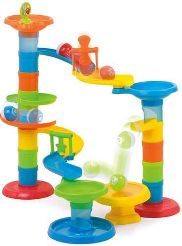 MINILAND - JUEGO ROLL AND POP TOWER (1-5 AÑOS) (Circuito de 27 piezas + 3 bolas) (Ref.97283)