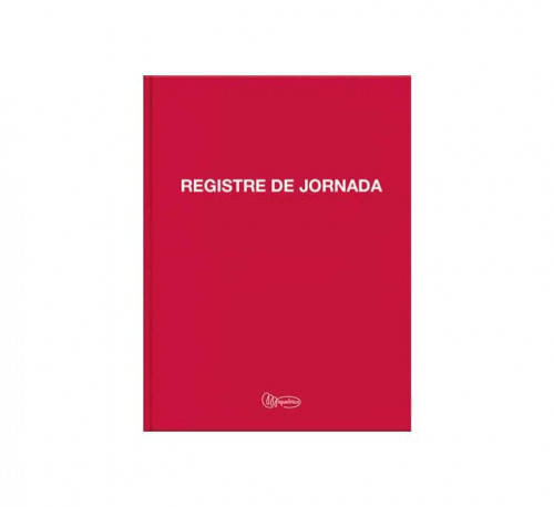 MIQUELRIUS - LIBRO REGISTRO JORNADA LABORAL Fº 40 h 70 gr CATALAN (Ref.5390)