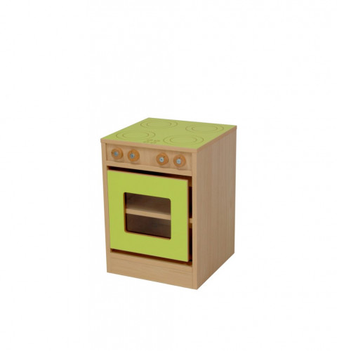 MOBEDUC - COCINITA MÓDULO HORNO Y PLACA HAYA (Ref.602007H18)