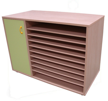 MOBEDUC - MUEBLE ARMARIO Y CARTULINERO BAJO HAYA (Ref.602214HPS18)