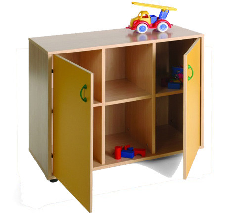 MOBEDUC - MUEBLE BAJO ARMARIO 6 CASILLAS HAYA (Ref.600207HPS18)