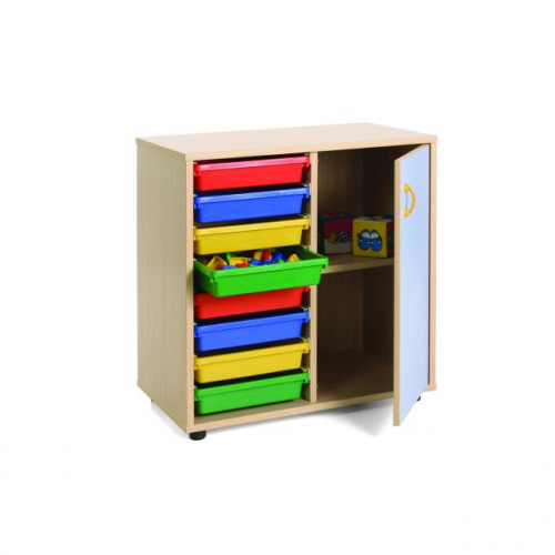 MOBEDUC - MUEBLE BAJO CUBETERO ARMARIO 700 HAYA (Ref.600211HPS18)