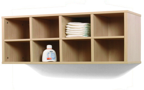 MOBEDUC - MUEBLE CASILLERO 8 CASILLAS 80-42 HAYA (Ref.600703H18)