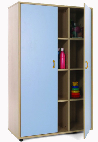 MOBEDUC - MUEBLE MEDIO ARMARIO 12 CASILLAS HAYA (Ref.600306HPS18)
