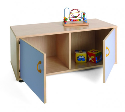 MOBEDUC - MUEBLE SUPERBAJO ARMARIO 2 CASILLAS HAYA (Ref.600106HPS18)