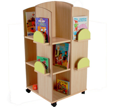 MOBEDUC - TORRE EXPOSITOR DE LIBROS HAYA (Ref.602101HR18)
